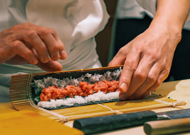 有明海ののりは用途が広くプロも愛用